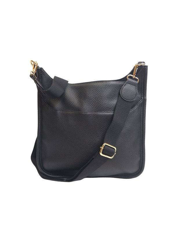 BLACK MESSENGER w/GUITAR STRAP