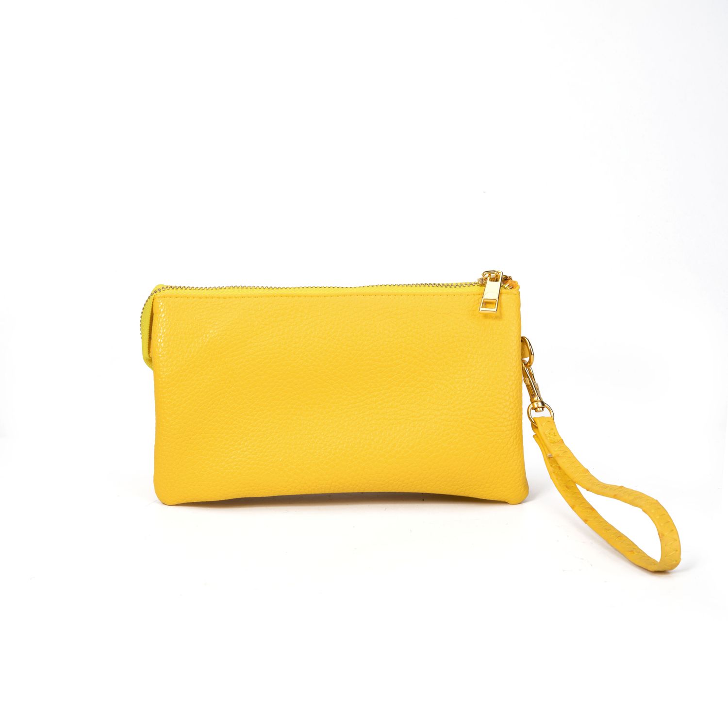 YELLOW ORGANIZED WRISTLET &amp; CROSSBODY