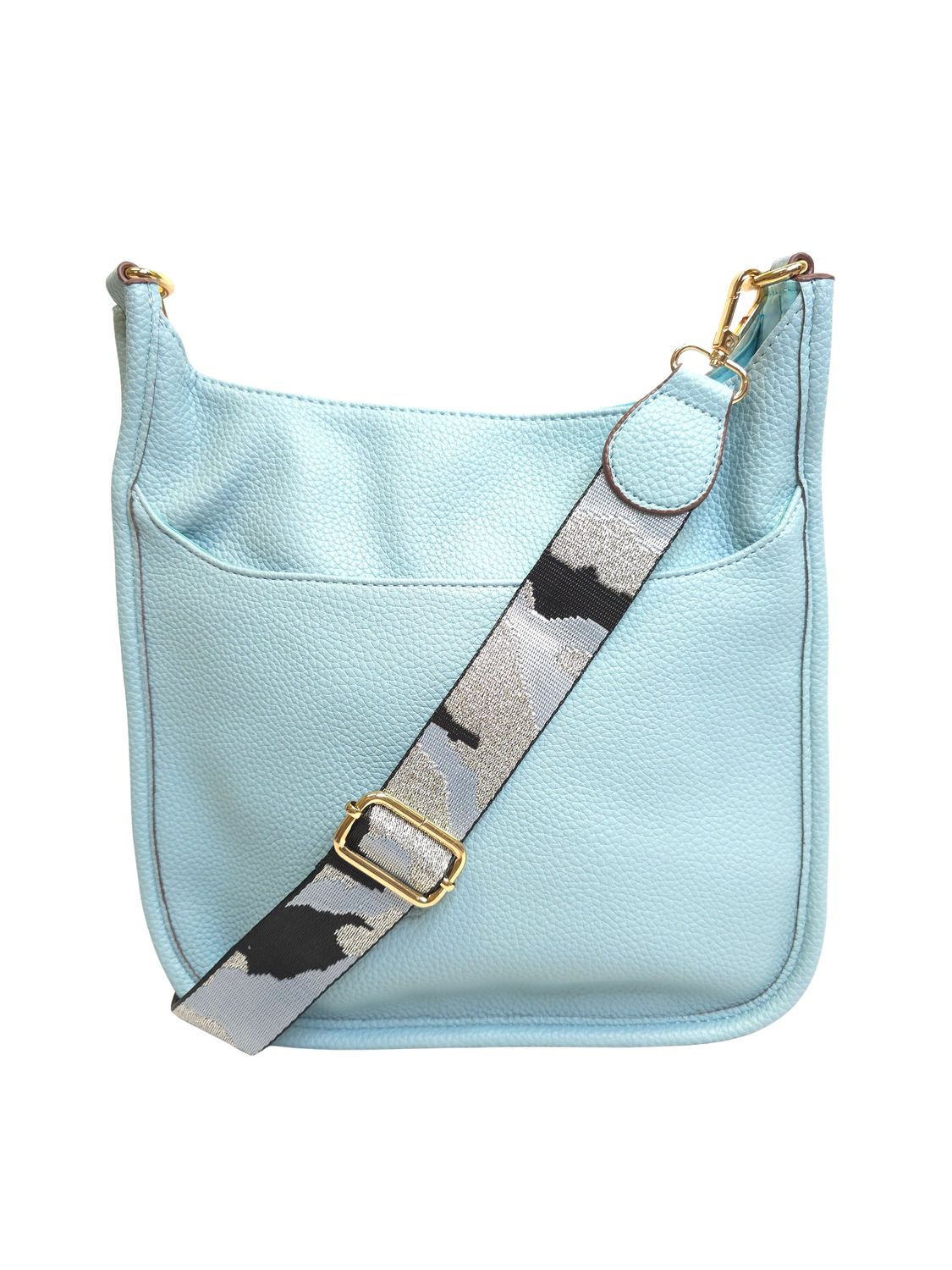 BABY BLUE MESSENGER w/GUITAR STRAP