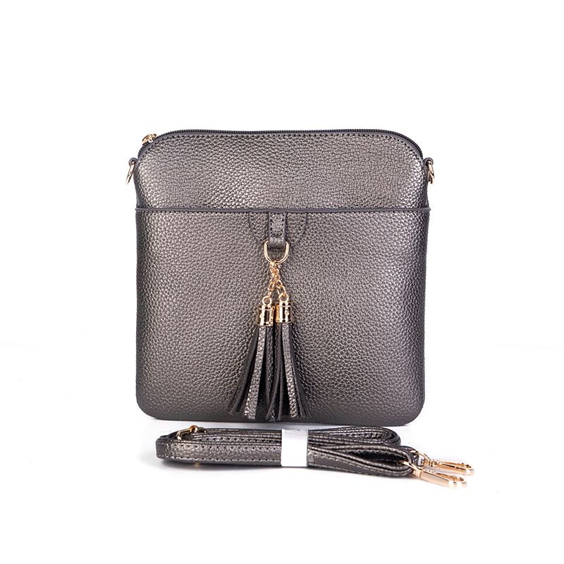 PEWTER  MINI CROSSBODY