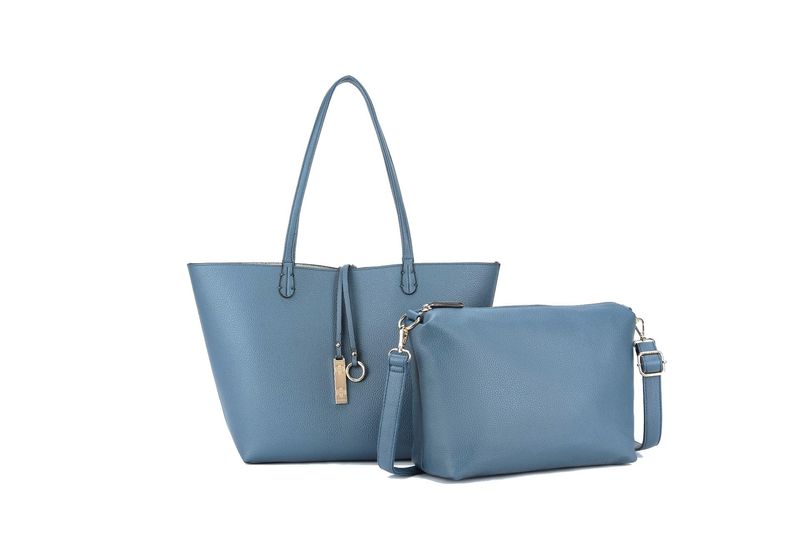 JEAN &amp; GREY REVERSIBLE 2 IN 1  TOTE