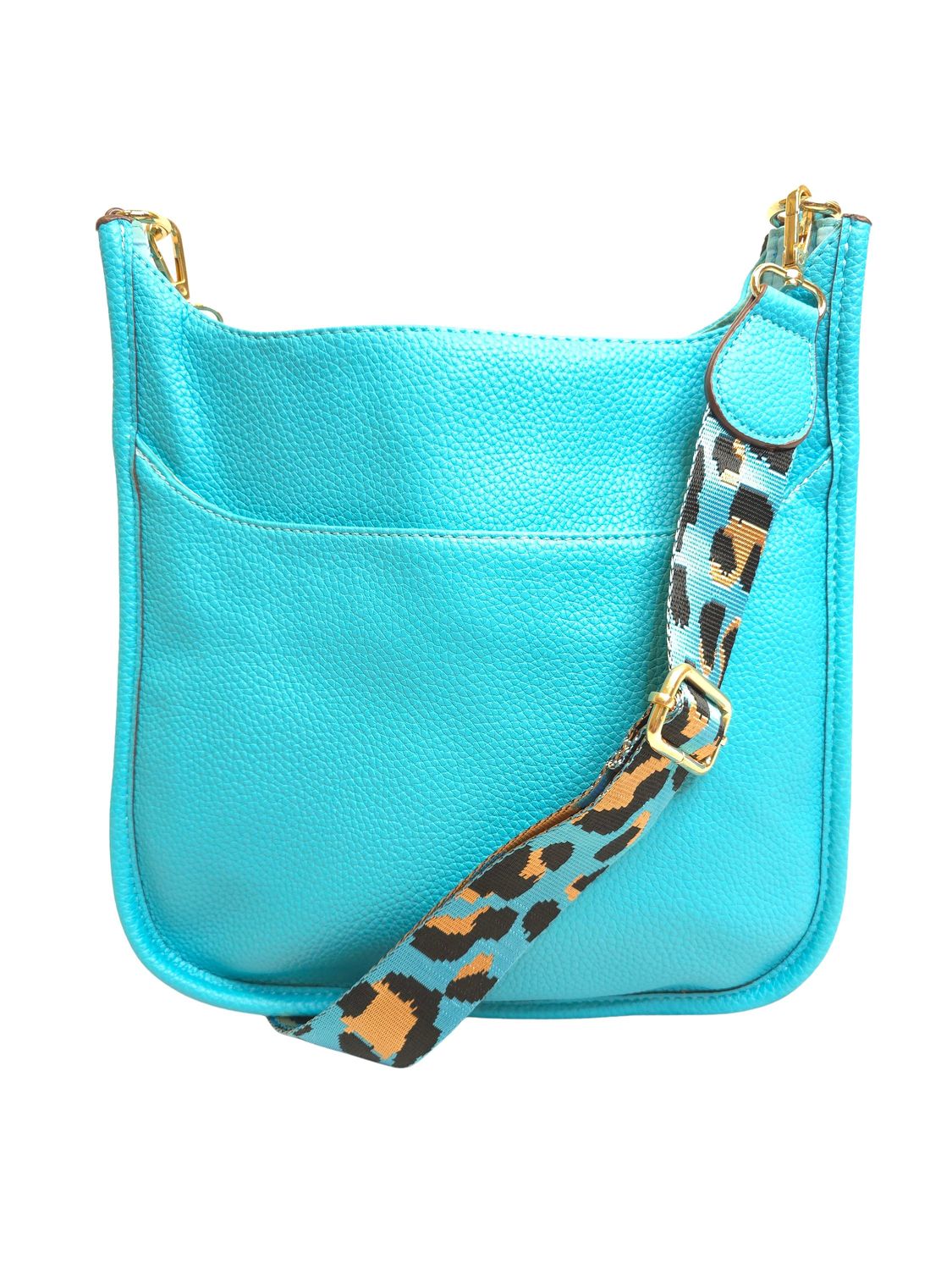 TURQUOISE  MESSENGER w/GUITAR STRAP