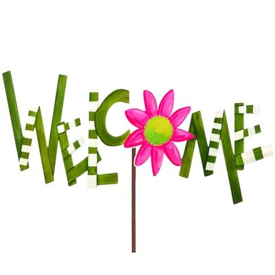 Green Trellis Welcome (Md)