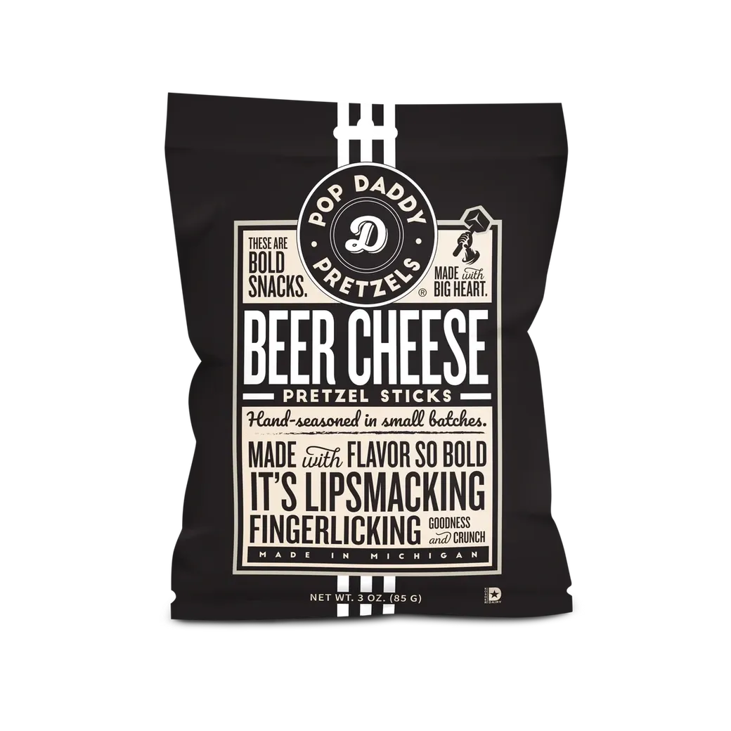 Beer Cheese Seasoned Pretzels - 3 oz.