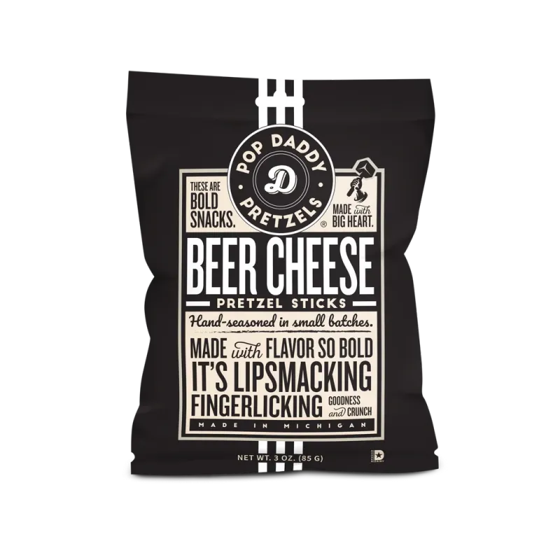 Beer Cheese Seasoned Pretzels - 3 oz.