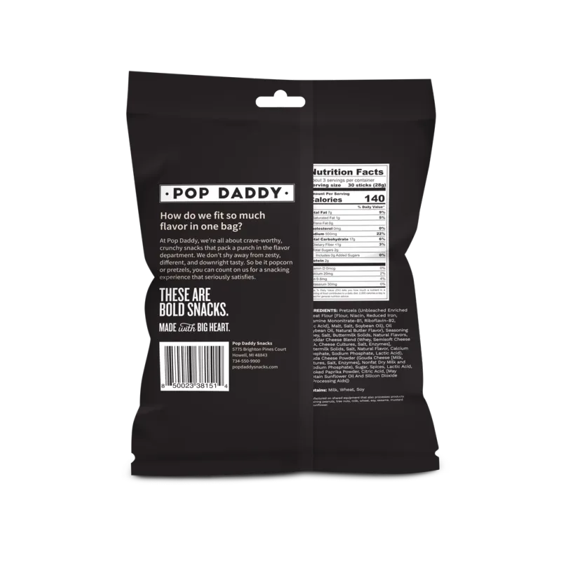 Beer Cheese Seasoned Pretzels - 3 oz.