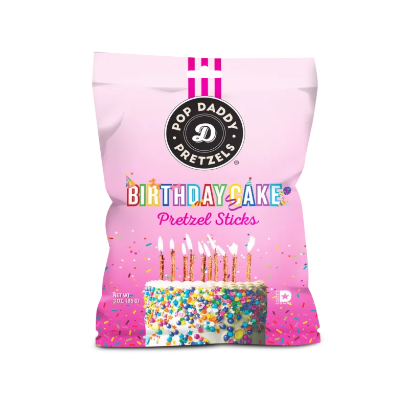 Birthday Cake Seasoned Pretzels - 3 oz.