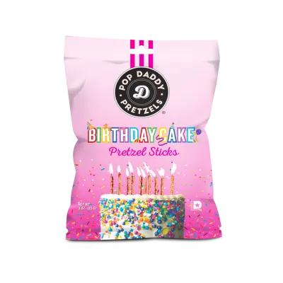 Birthday Cake Seasoned Pretzels - 3 oz.