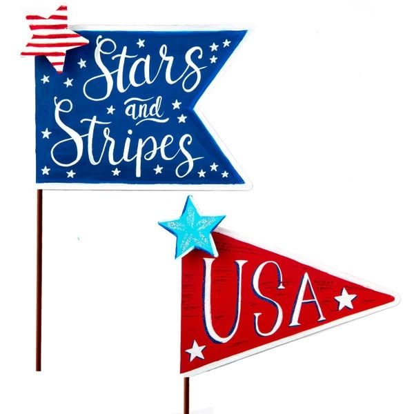 USA &amp; Stars and Stripes Pennants