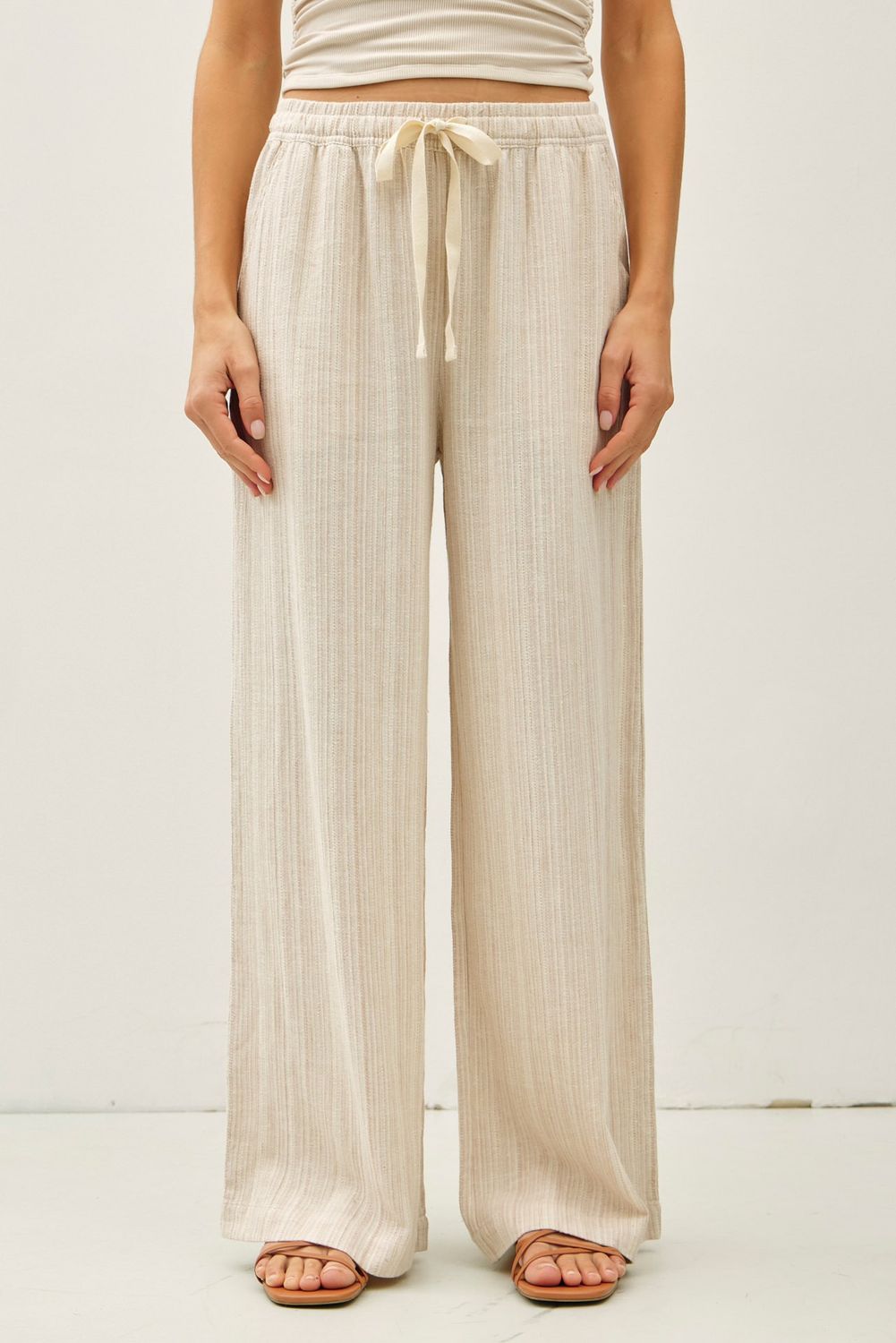Linen Wide Leg Pants