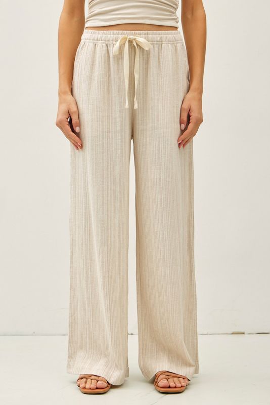 Linen Wide Leg Pants