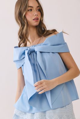 Bow Accented Top