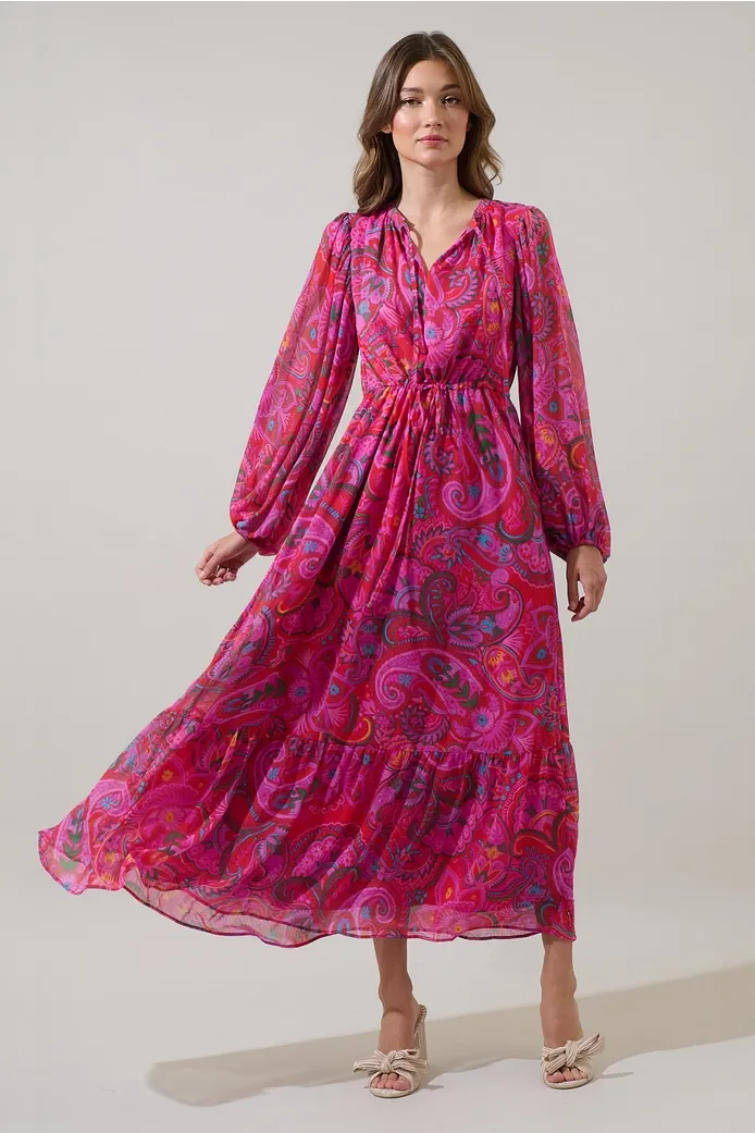 Anais Floral Maxi Dress