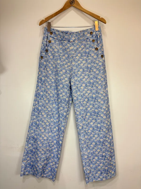 Floral Sailor Pants