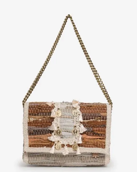 Leather Kourelou Shoulder Bag