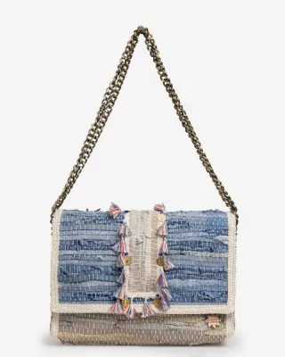 Leather Kourelou Shoulder Bag
