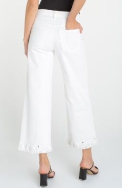 Stride Crop Wide Leg w/Embroidered Hem-26'
