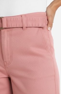 Stride Wide Leg w/Self Belt-28" inseam