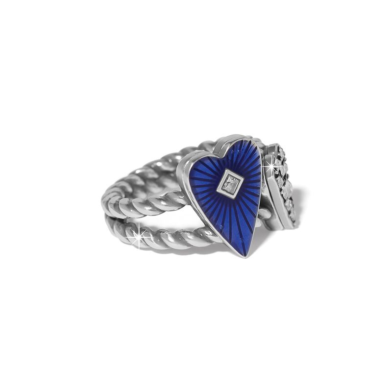 Love Messages Blue Ring