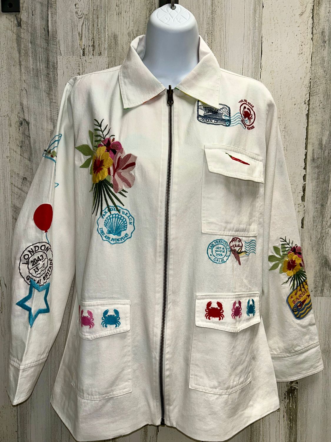 Reversible Embroidered Jacket