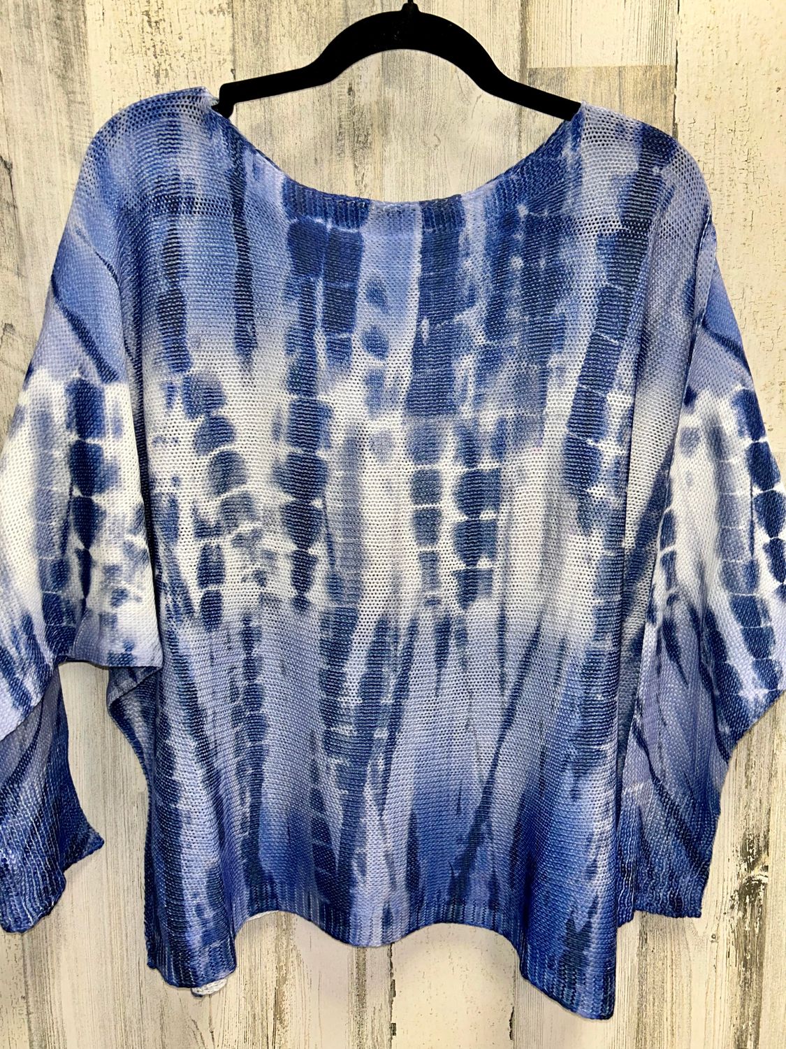 Denim Tie-Dye Sweater