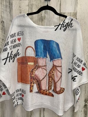 Leopard Heels Sweater