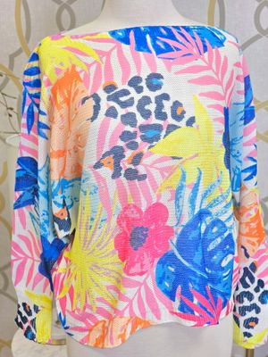 Tropical Flower Sweater