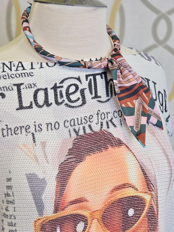 'Hermes' Scarf Necklace/Headband