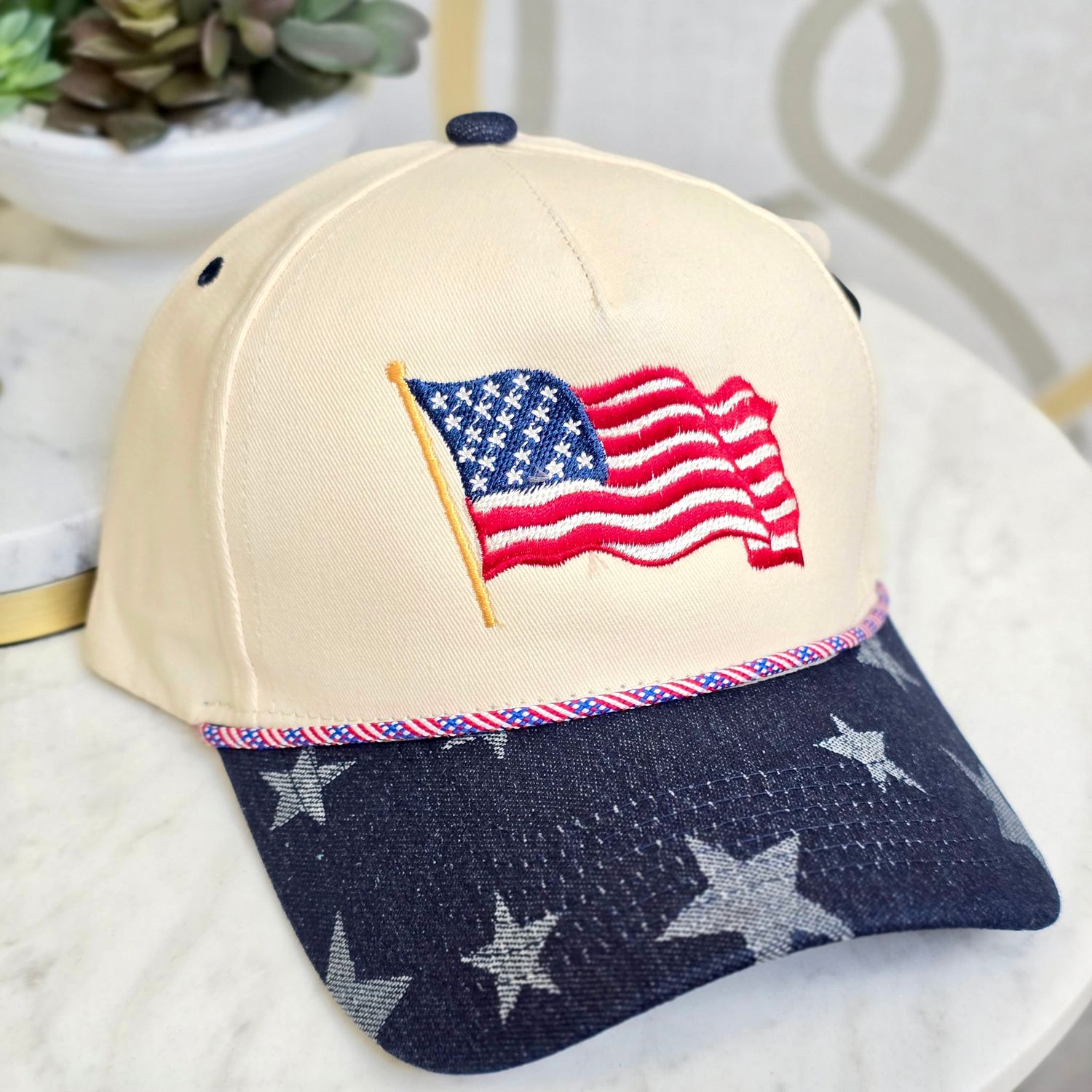 Flag Star Baseball Cap