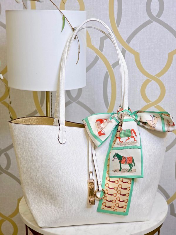 'Hermes' Inspired Reversible Narrow Scarf-Green