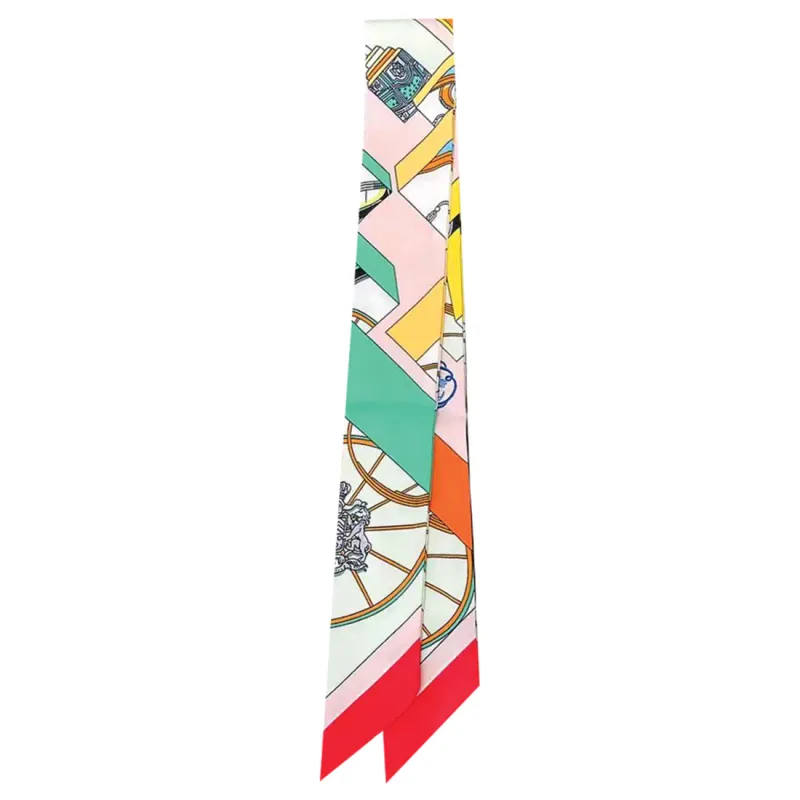 Spring Skinny Scarf-Fuchsia