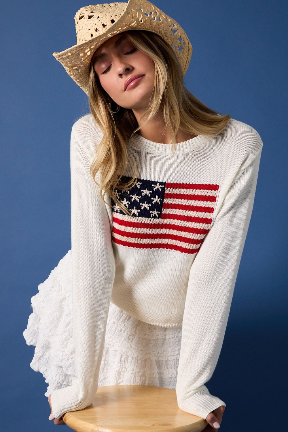 American Flag Sweater