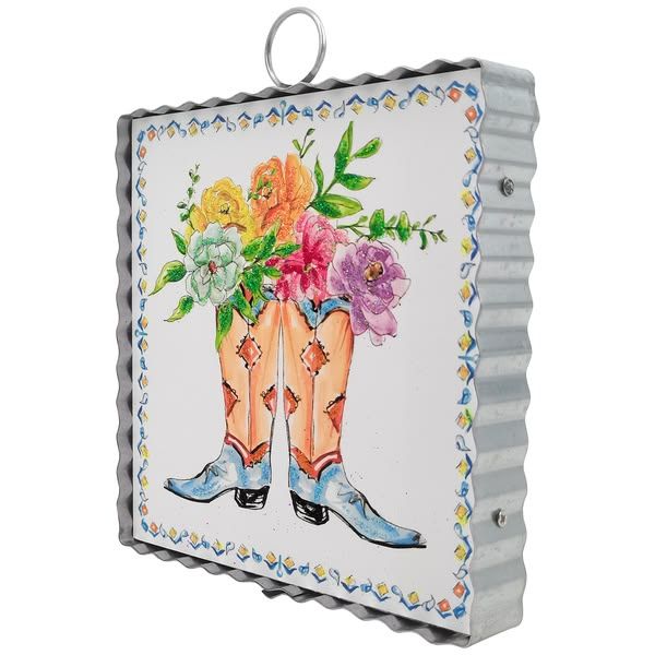 Mini Art Blue Cowboy Boots