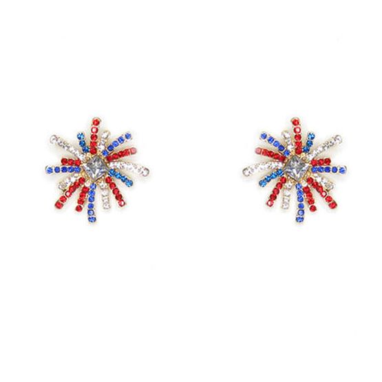 Fireworks Crystal Earrings