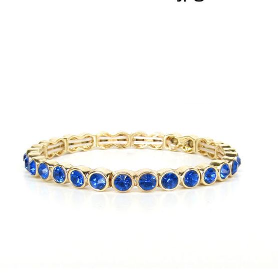 Blue Crystal Bracelet