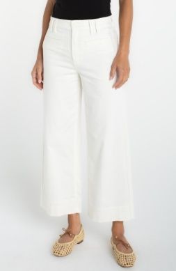 Crop Wide Leg w/Welt Pockets-26' ins