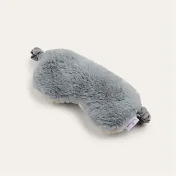 Sherpa Gray Warmies Eye Mask