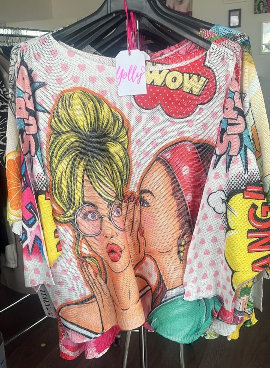 WOW Pop Art Light Sweater