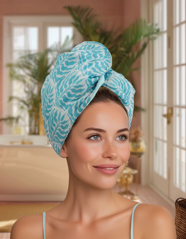 Reversible Satin Hair Towel