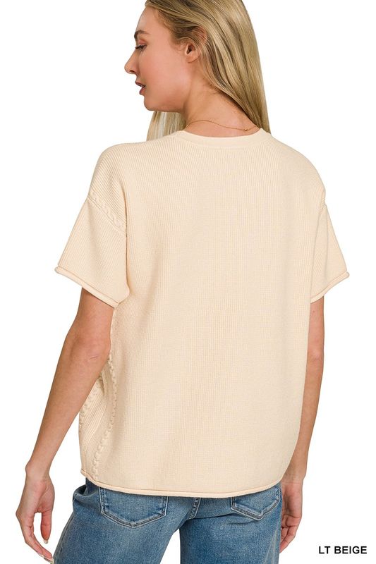 Short Sleeve Sweater