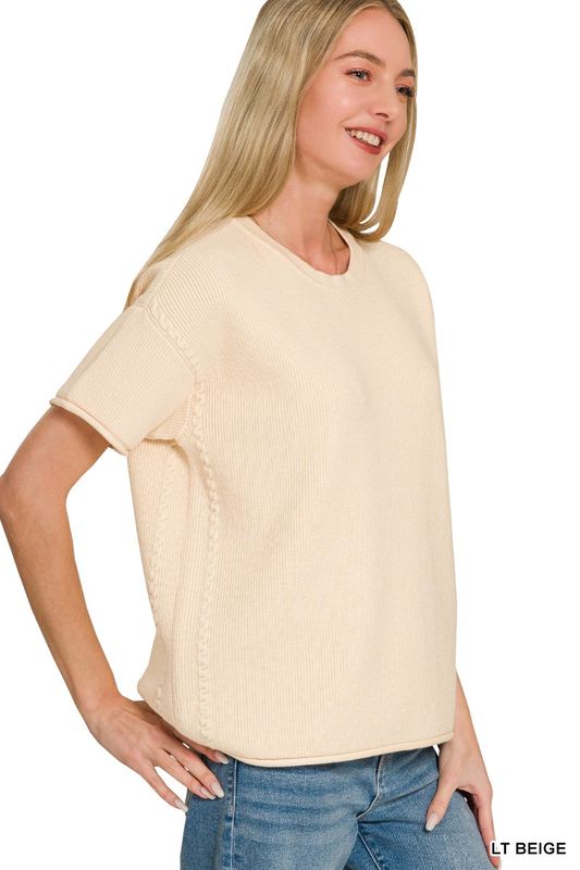 Short Sleeve Sweater