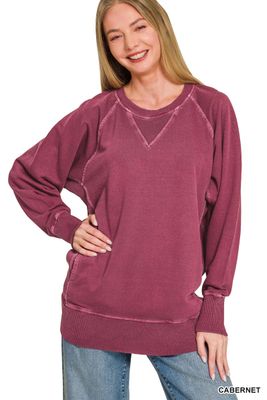French Terry Pullover with Pockets