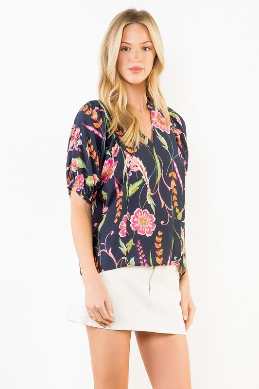 Floral Print Top
