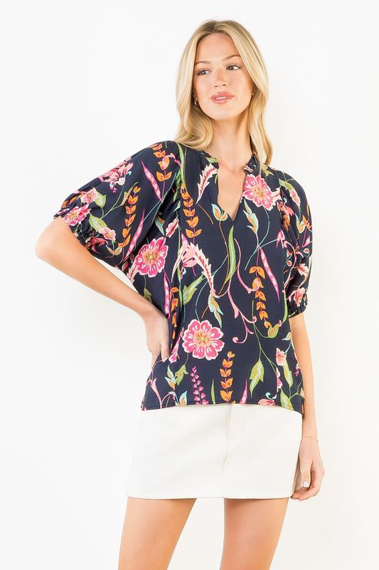 Floral Print Top