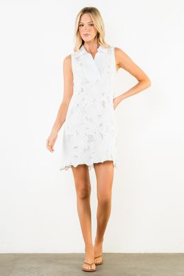 Eyelet Embroidered Dress