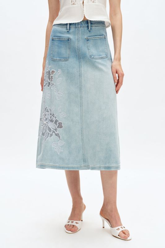 Caius Mid Rise Skirt