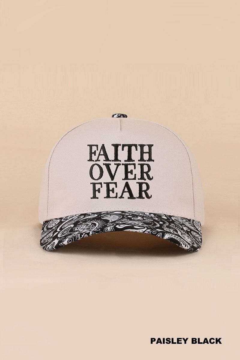 Faith Over Fear Hat