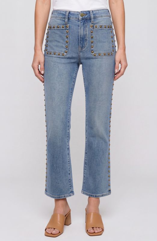 Hannah Flare w/Patch Pockets &amp; Studs