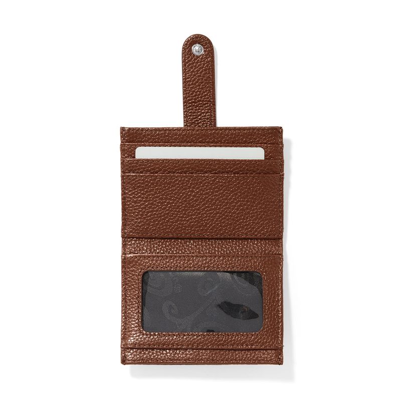 Contempo Card Case-Black/Bouurbon
