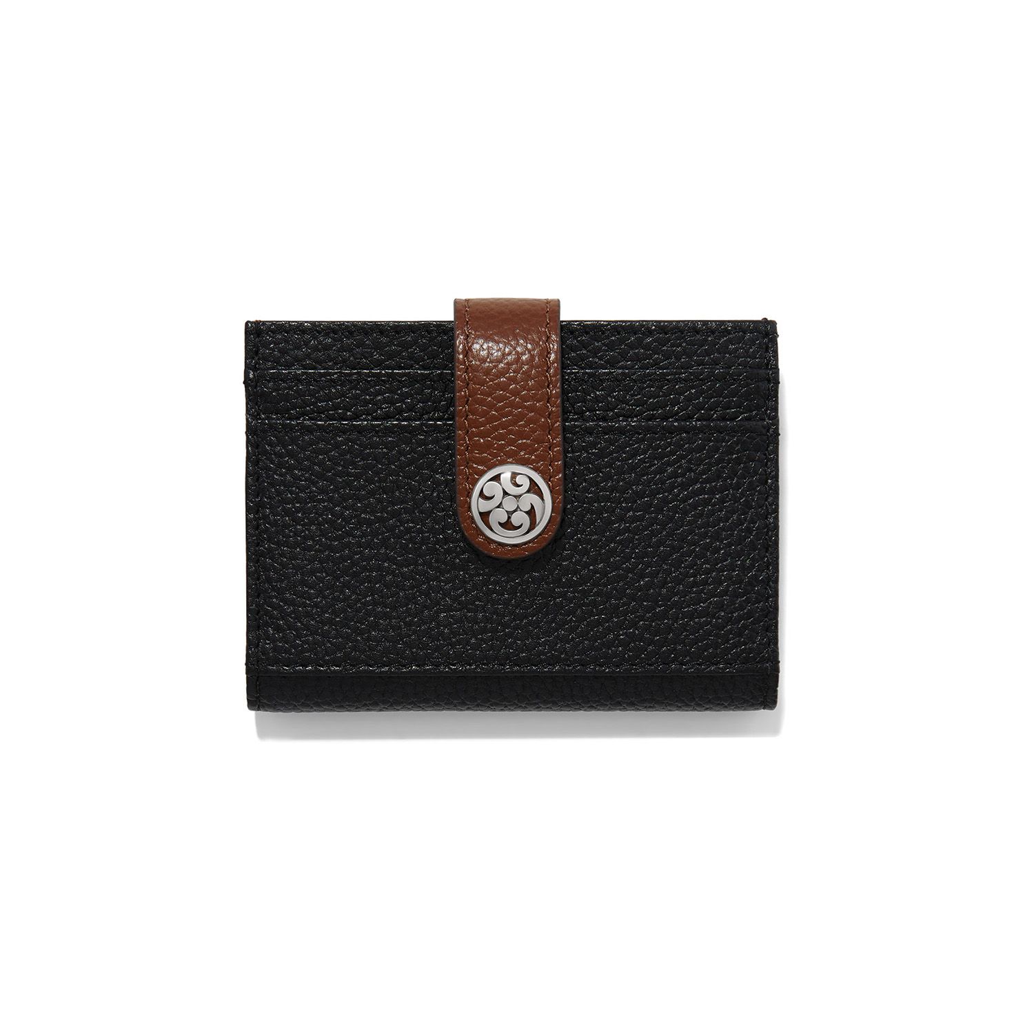 Contempo Card Case-Black/Bouurbon